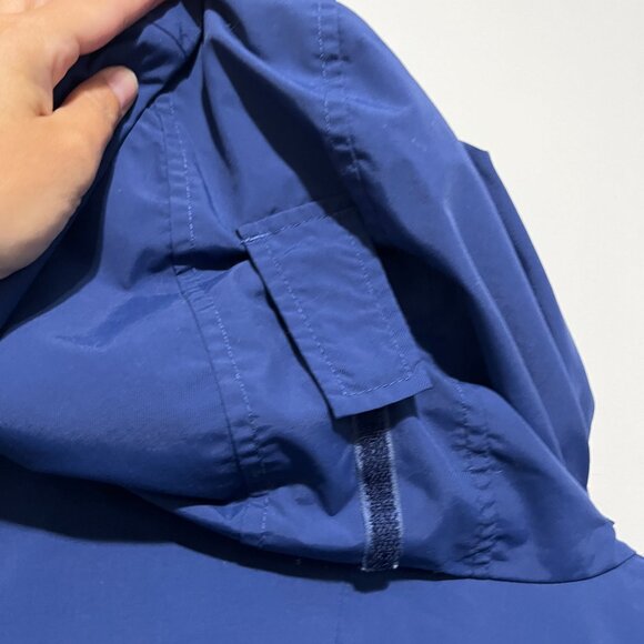 LL Bean Mens Trail Model Rain Jacket Size XL Blue Full Zip Outdoor Gorpcore - Picture 6 of 8